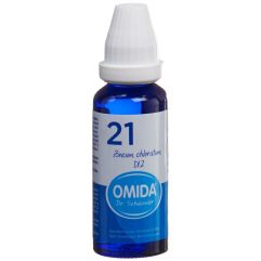 Omida Schüssler Nr21 Zincum chloratum Dil D 12 Fl 30 ml