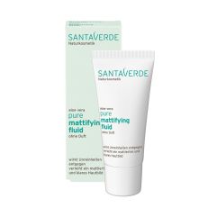 SANTAVERDE fluide matifiant pur sans parfum 30 ml