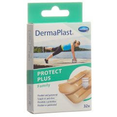 DERMAPLAST ProtectPlus Family 3 grandeurs 32 pce