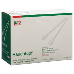 RAUCOTUPF bâtonn coton 15cm gra stérile 50 x 2 pce