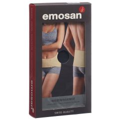 emosan Ultra Nierenwärmer Velcro S grau mit Swisstag