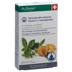 Dünner PhytoWorld Ashwagandha Energie + Nerven Kaps 40 Stk