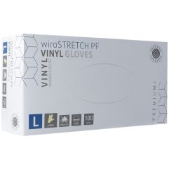 GRIBI gants examen vinyle L s poud non sté 100 pce