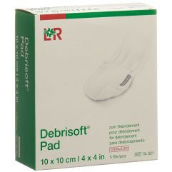 DEBRISOFT compresses 10x10cm stériles 5 pce