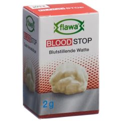 Flawa Blood Stop Blutstillende Watte sterilisiert Glas 2 g