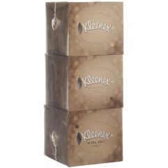 KLEENEX ULTRASOFT tissu cosmét cube tr 3 x 56 pce