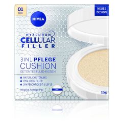 Nivea Hyaluron Cellular Filler 3in1 Pflege Cushion Hell 15 ml