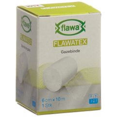 FLAWA FLAWATEX bande de gaze 6cmx10m inélastique