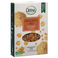 OPTIMYS Gnocchetti de Pois Chiche Bio sach 250 g