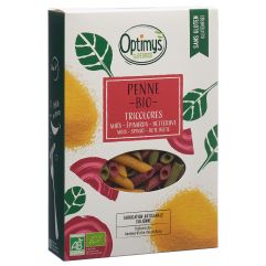 OPTIMYS Penne de maïs tricolores Bio sach 250 g