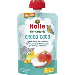 HOLLE Croco Coco pouchy pomme mang noix coco 100 g