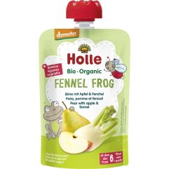 Holle Fennel Frog - Pouchy Birne Apfel Fenchel 100 g