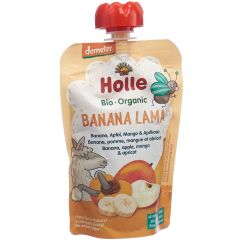 HOLLE Banan Lama pouchy banane pom mang abri 100 g