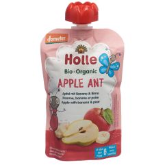 HOLLE Apple Ant pouchy pomme banane poire 100 g