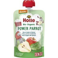 Holle Power Parrot - Pouchy Birne Apfel & Spinat 100 g