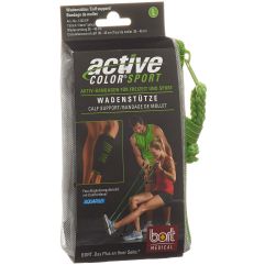 BORT ActiveColor sport band mollet L noir/vert