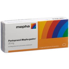 PANTOPRAZOL Mepha gastro cpr pell 20 mg 7 pce