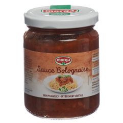 MORGA sauce bolognaise avec soja bio verre 250 g