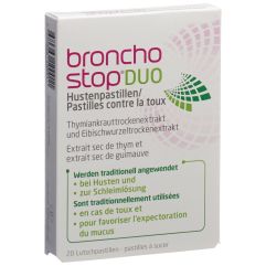 BRONCHOSTOP DUO pastilles contre la toux 20 pce