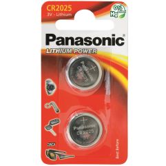 PANASONIC piles boutons CR2025 2 pce