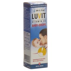 LUVIT Vitamin D3 Baby-Drops Tropffl 10 ml