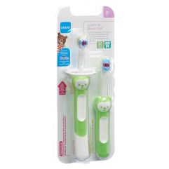 MAM Learn to Brush Set brosse à dents 5+m