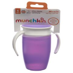 Munchkin Miracle 360° Trinkbecher 207ml 100% überlaufsicher 6M+