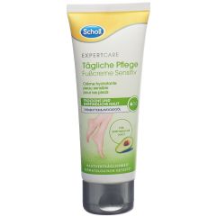 Scholl ExpertCare Tägliche Pflege Fusscreme Sensitiv Tb 75 ml