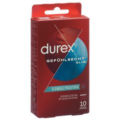 DUREX préservatif sensoriel Slim fit 10 pce