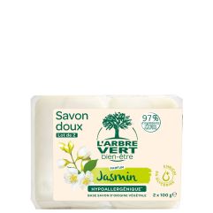 L'ARBRE VERT savon éco jasmin bio fr 2 x 100 g