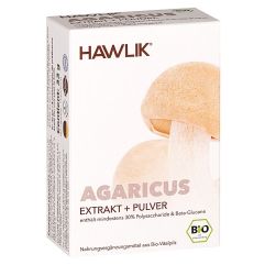 HAWLIK Agaricus Extrait + poudre caps 60 pce