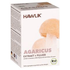 HAWLIK Agaricus Extrait + poudre caps 120 pce