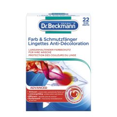 DR BECKMANN Lingettes anti-décolorat microf 22 pce