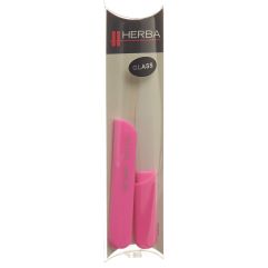 HERBA lime ongles verre av emball 13cm rose