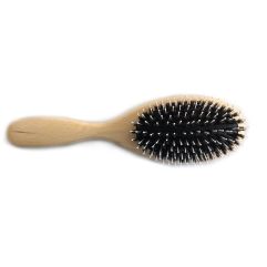 HERBA Brosse poils sangl/nyl ovale bois hêtre FSC