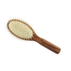 HERBA Brosse bois olive poils bois pneumat petite