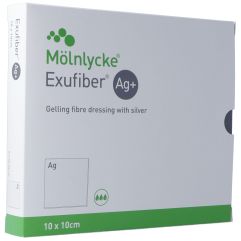 EXUFIBER Ag+ 10x10cm 10 pce