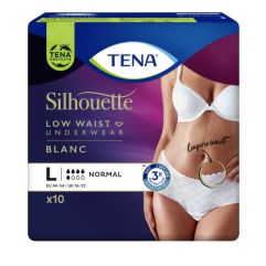 TENA Silhouette Normal L blanc 10 pce