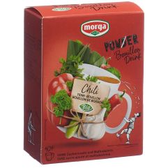 Morga PowerPowder BouillonDrink Chili Bio 10 Btl 4 g