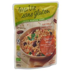 vie sans Gluten Fertiggericht Quinoa Hirse mit roten Bohnen & Gemüse Btl 220 g