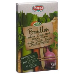 MORGA Cubes Bouillon légumes go clean bio 8 pce