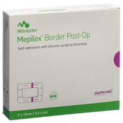 MEPILEX Border Post OP 9x10cm (nouveau) 10 pce