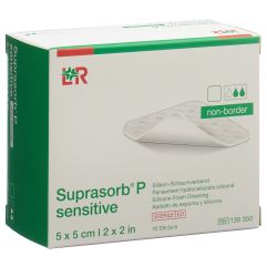 Suprasorb P sensitive non-border 5x5cm 10 Stk x 2Stk