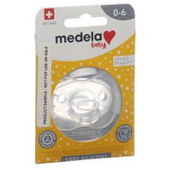 MEDELA Baby Sucette Soft Silicone 0-6 transparent