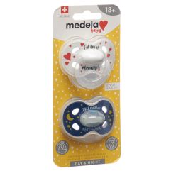 MEDELA Baby Sucette Day&Night 18+ breastfed 2 pce