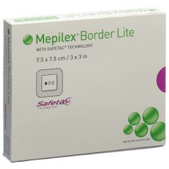 Mepilex (PI-APS) Border Lite Silikonschaumverband 7.5x7.5cm 5 Stk