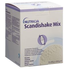 Scandishake Mix Plv Neutral 6 Btl 85 g