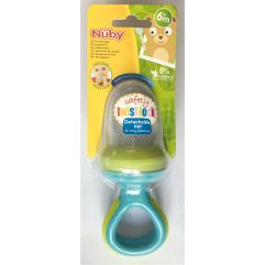 Nuby Fruchtsauger Premium BLAU-GRÜN