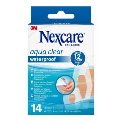 3M NEXCARE Aqua Clear waterproof 3 tail ass 14 pce