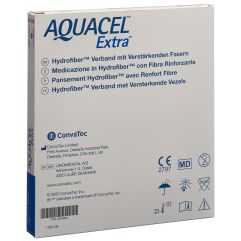 AQUACEL EXTRA Pansement Hydrofiber 15x15cm 5 pce